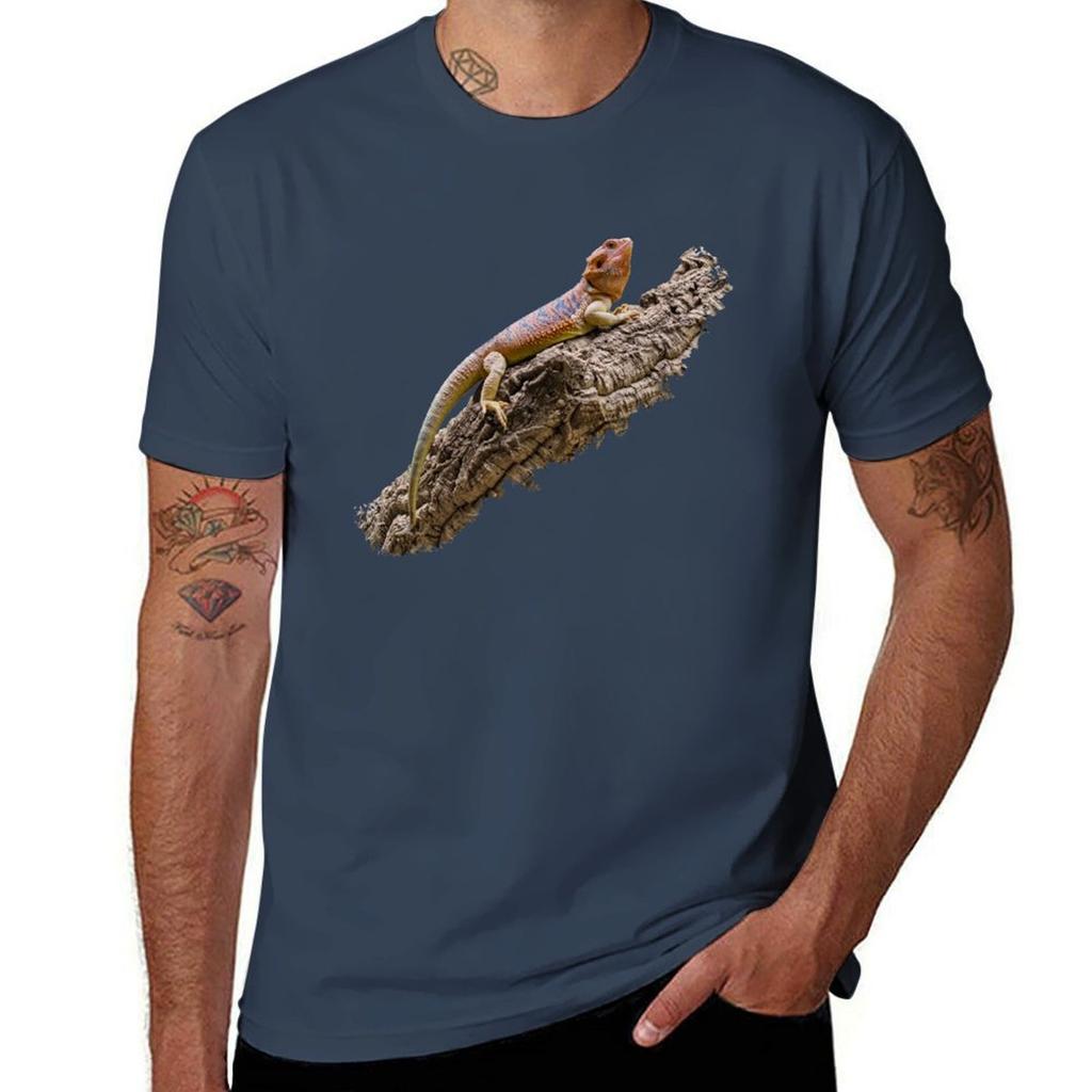 Central Bearded Dragon (Pogona vitticeps) TShirt Classic Crew Neck Cotton TShirt