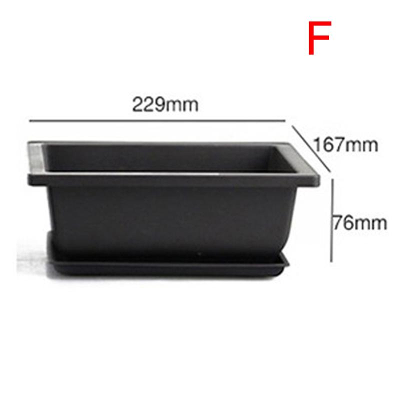 Пластиковые горшки для обучения бонсай, цветочные горшки для рассады, кашпо для балкона и сада