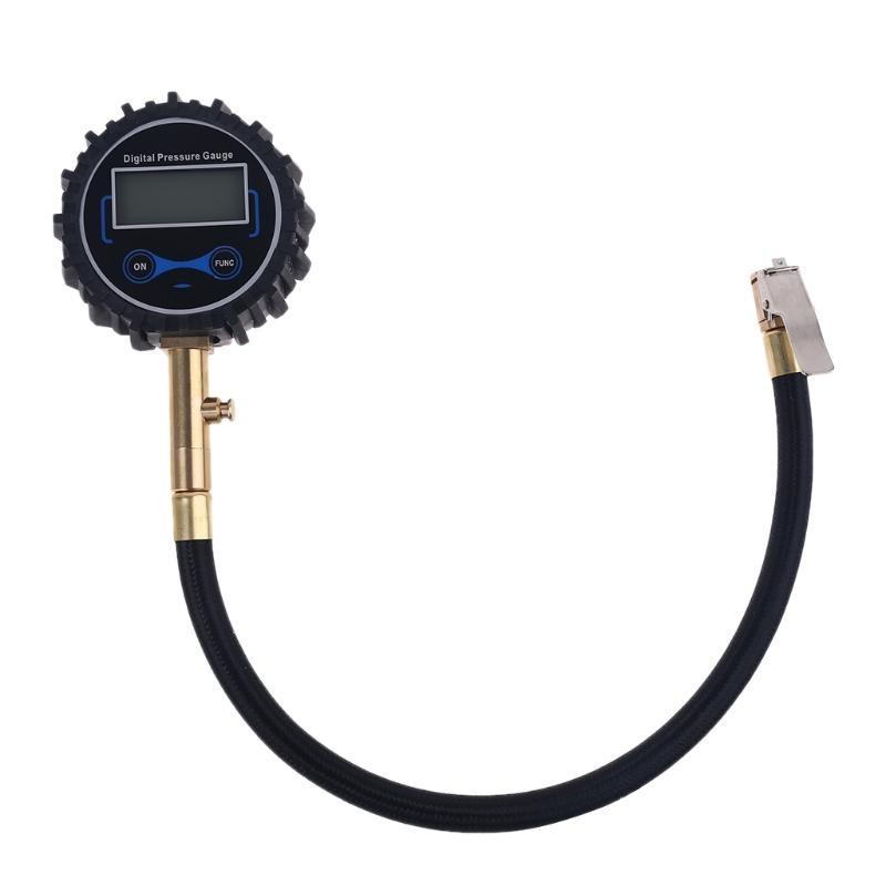 Upgraded Pressure Gauge Tire Pressure Gauge with Quick Clip Air Chuck Deflation