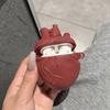 Чехол для наушников Red Heart для Airpods Pro 3D Liquid Silica Gel Cover Anti-Drop Wireless Earphone Protective Case Противоударный силиконовый чехол