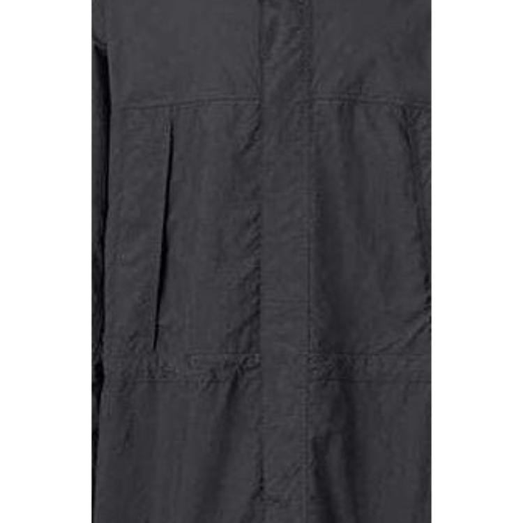 Uniqlo Серия U SS24 Однотонный Повседневный Длинный Тренч Мужская верхняя одежда Черный 467163-09