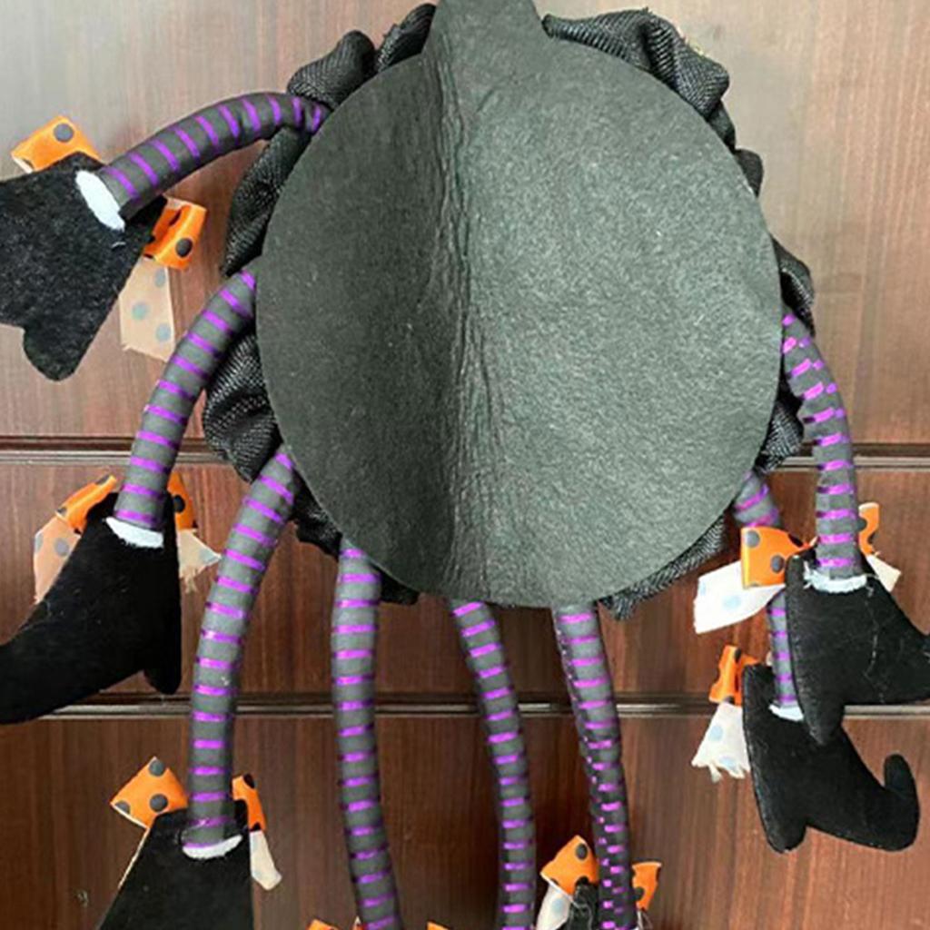 Хэллоуин Многоногий Венок Ведьмы Венок Паука Передней Двери С Венок Ведьмы На Ногах Для Террора Хэллоуин В/На Открытом Воздухе