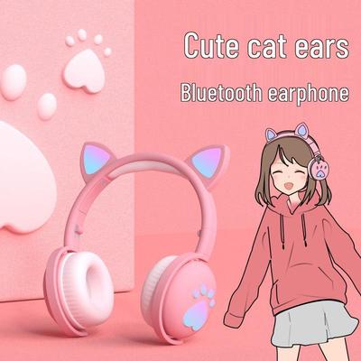 Bluetooth-наушники с кошачьими ушками и световой активацией голосом