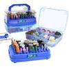 TASP 310pcs Rotary Tool Accessory Kit with 3.2mm Shank for Dremel Mini Drills, Grinding Cutting Sanding Engraving Drilling