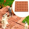 Little Brick Silicone Model Crafting Concrete Wall Functional Portable Sand Table Building Diorama