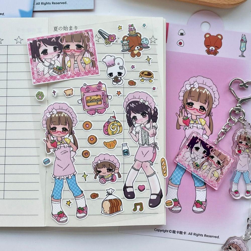 Cute Deco Stationery Stickers Kawaii Phone Craft Stickers New Scrapbooking Stickers