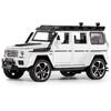 Масштаб 1/32 Benz G550, литая под давлением модель автомобиля, игрушечный автомобиль с откатным механизмом, звуком и светом для детей, коллекция подарков для мальчиков и девочек
