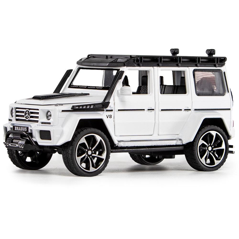 Масштаб 1/32 Benz G550, литая под давлением модель автомобиля, игрушечный автомобиль с откатным механизмом, звуком и светом для детей, коллекция подарков для мальчиков и девочек
