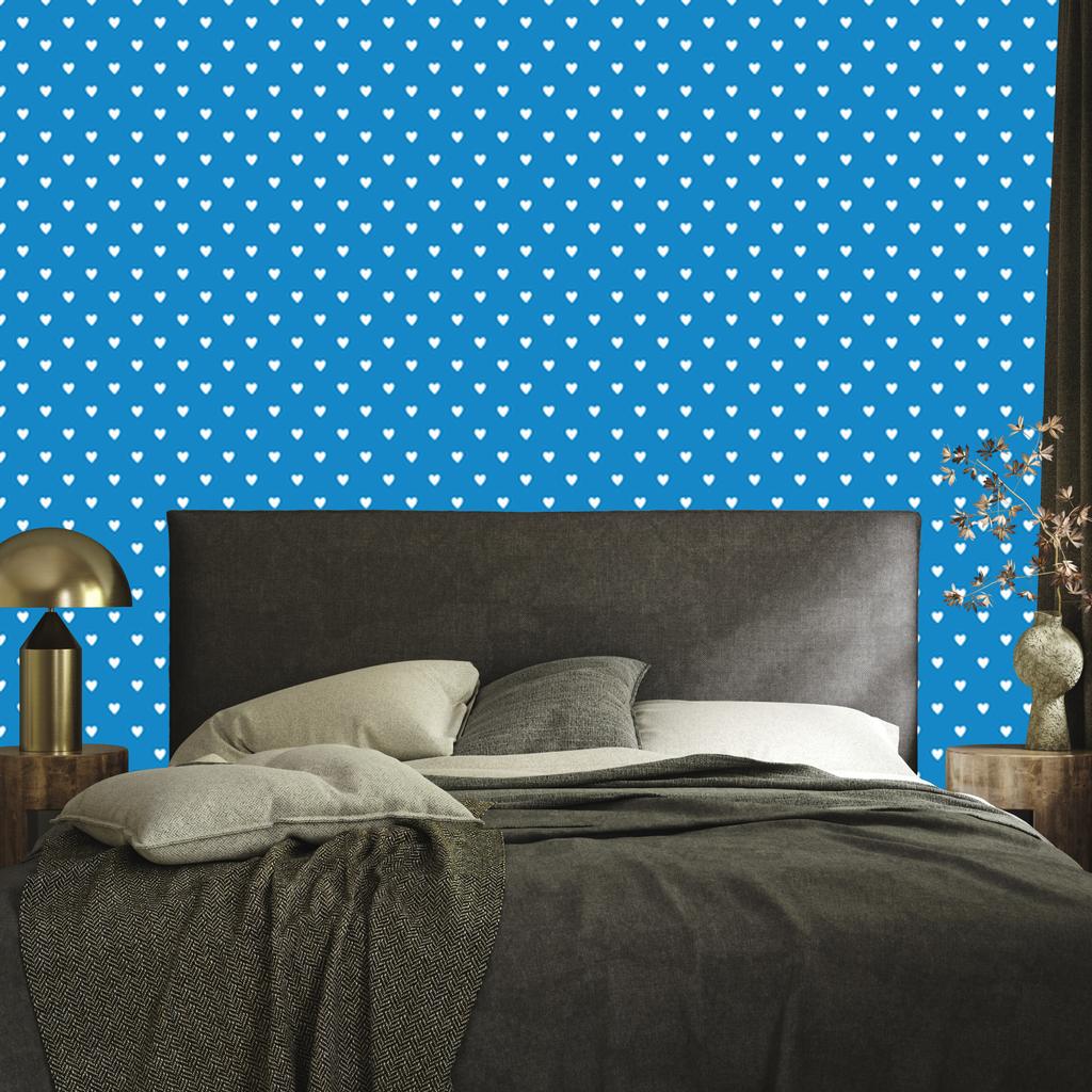 Blue and Azure Hearts Wallpaper 50x1000