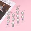 Wedding Bouquet Photo Charm Diy Pin Brooch Lacy Frame Charm Oval Picture Frame