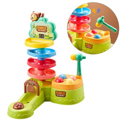 Развивающая игрушка с шариками для малышей, развивающая мелкую моторику и когнитивные способности с помощью крутящейся башни