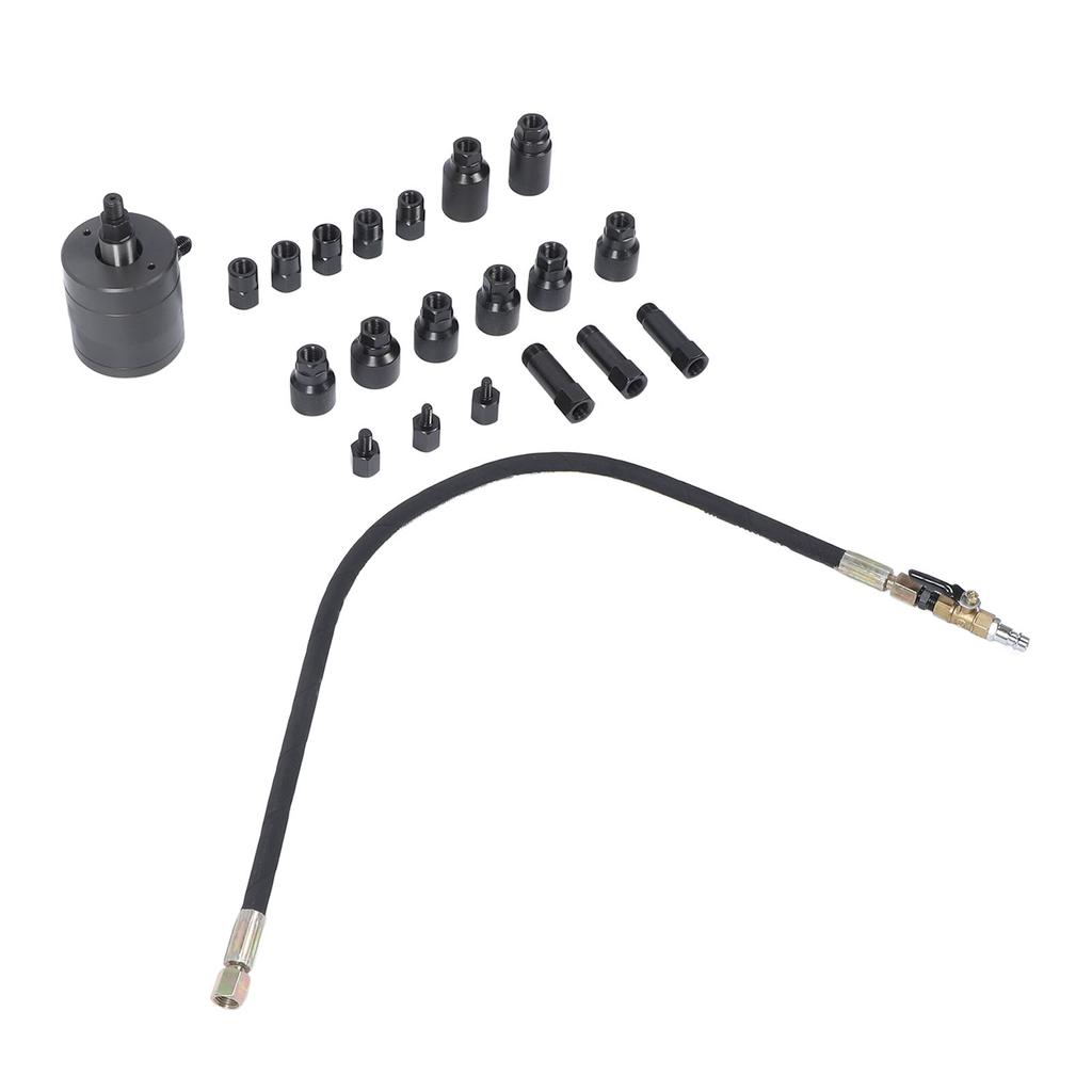 21PCS Diesel Injector Extractor Tool Metal Heavy Duty Rust Removal Pneumatic Diesel Injector Puller