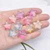 10Pcs 20mm Bling Star Patches Accessories Flatback 3D Resin Stone Button Appliques Scrapbooking