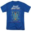 Blue Beetle - Stylized Scarab - Adult Unisex Short Sleeve T-Shirt - Blue