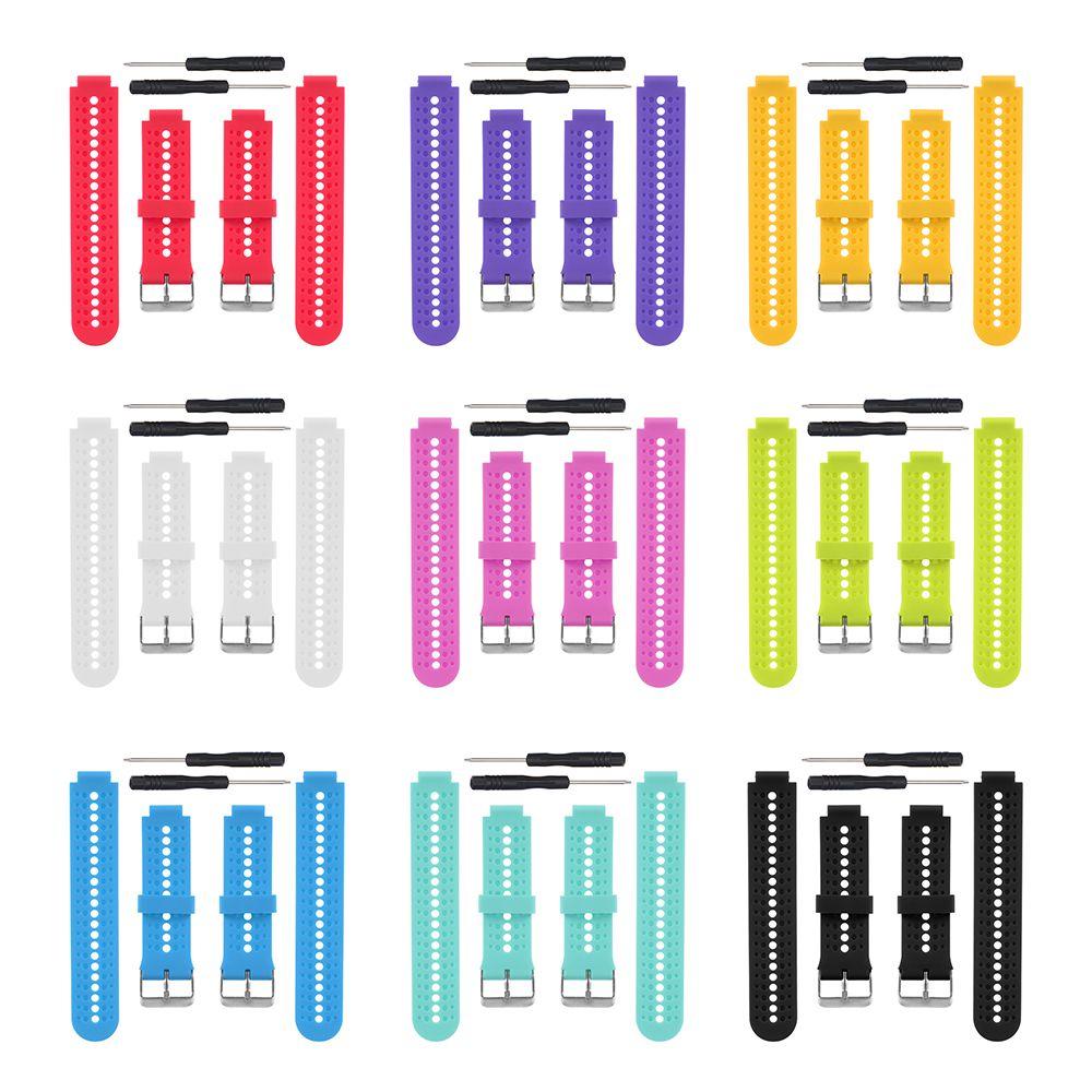 Solid Color Smart watch Soft Replacement Wristbands Silicone Watch Band Bracelet Strap