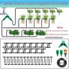 Automatic Drip Irrigation Kit for Potted Plants and Garden Flowers