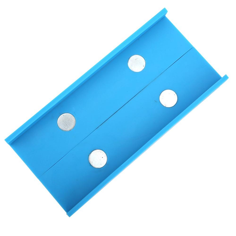 2pcs Multiple Angle Grooves Magnetic Vise Jaw Pads Magnetic Vise Jaw Pads Covers Jewelry Making