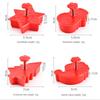 4Pcs/set Christmas Series Cookie Baking Moulds Santa Claus Snowman Tree Star Snowflake Mold Biscuits Cutter Set Kitchen Tools