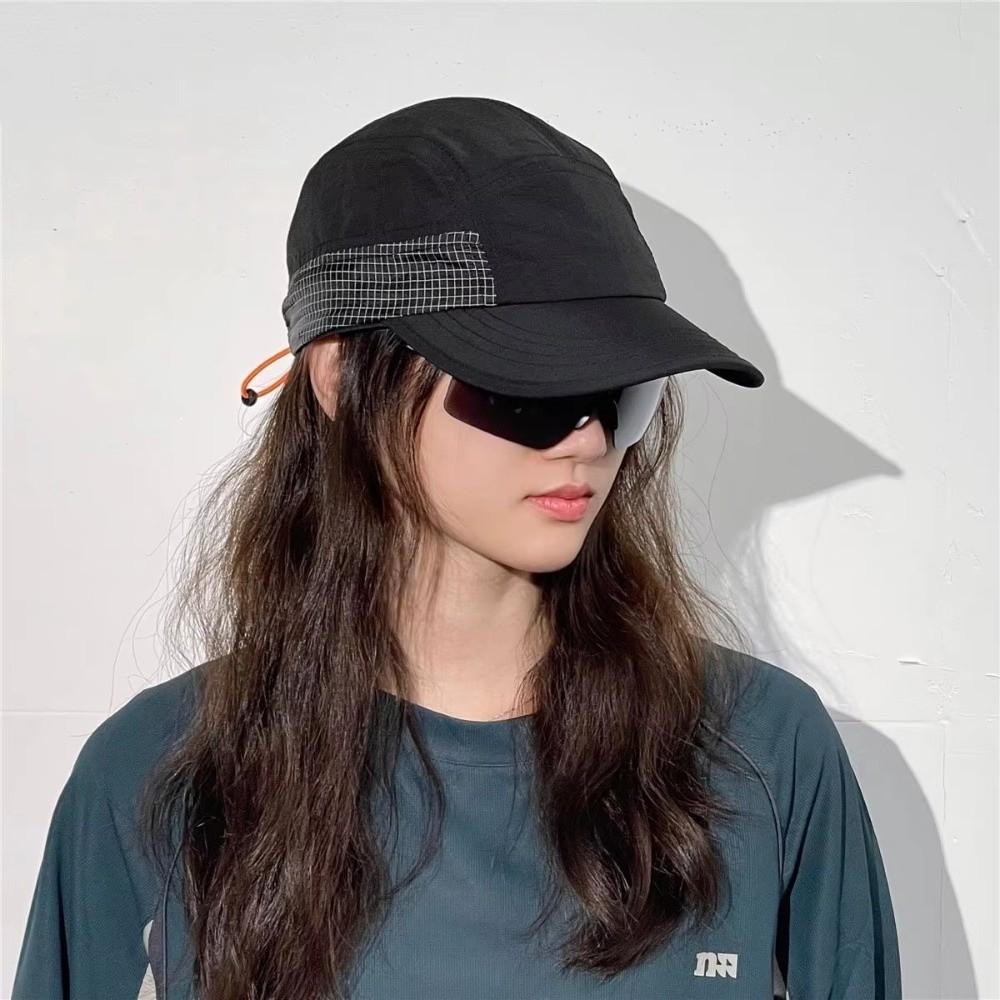 Quick-drying Flat Brim Hat Packable Cycling Sun Hat Casual Baseball Cap