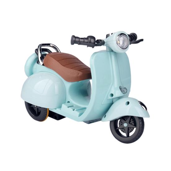 Doll Scooter Toy with Light And Music Cute Mini Motorcycle for La Bubu Accessories Interactive Desktop Decor for Doll Collectors
