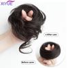Synthetic Hair Bun Chignon Messy Curly Hair Band Elastic Scrunchy False Hair Pieces For Women Hairpins Black Brown