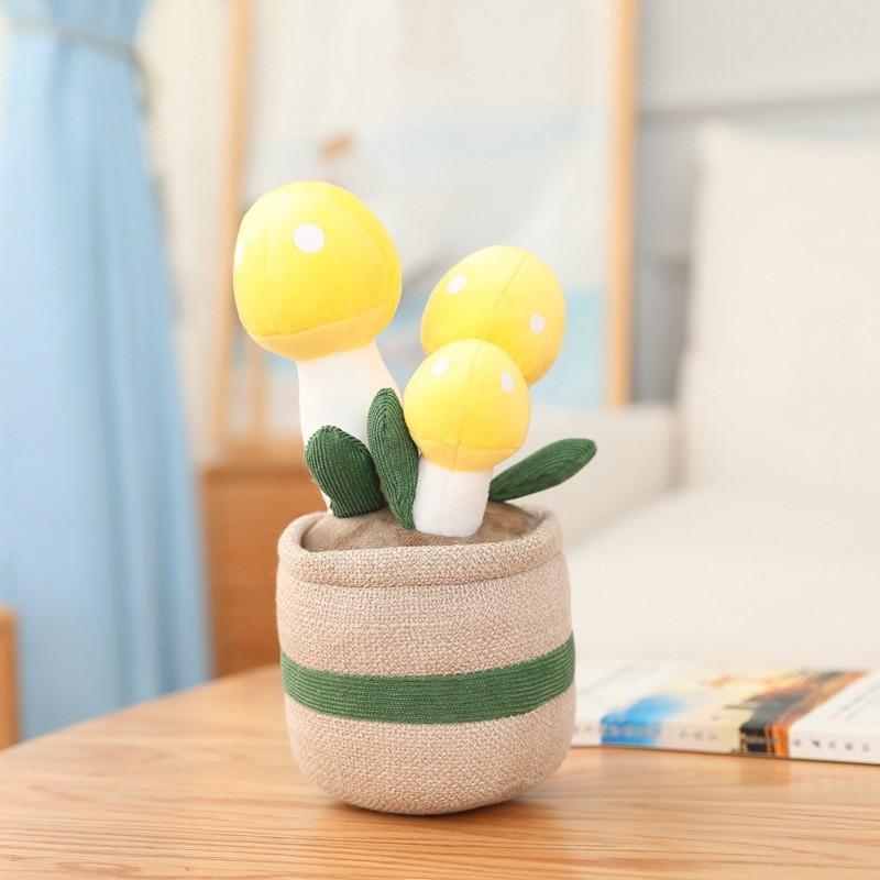 Имитация Растения Кукла Нарцисс Тюльпан Веселая Горшечная Серия Плюшевая Игрушка Декоративные Украшения