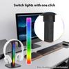 Headphone Stand RGB Light for Desk PC Gaming Headset Bottom Anti-slip with Type-C Ports