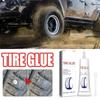 Tire Repair Glue 50ML Strong Adhesive Bonding Rubber Cement Tire Plug Gasket Sealers Black Sidewall Repair Cement for Off-Road