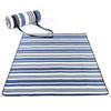 Thick Waterproof Picnic Picnic Sheet 150cm X 200cm Foldable (blue Border)