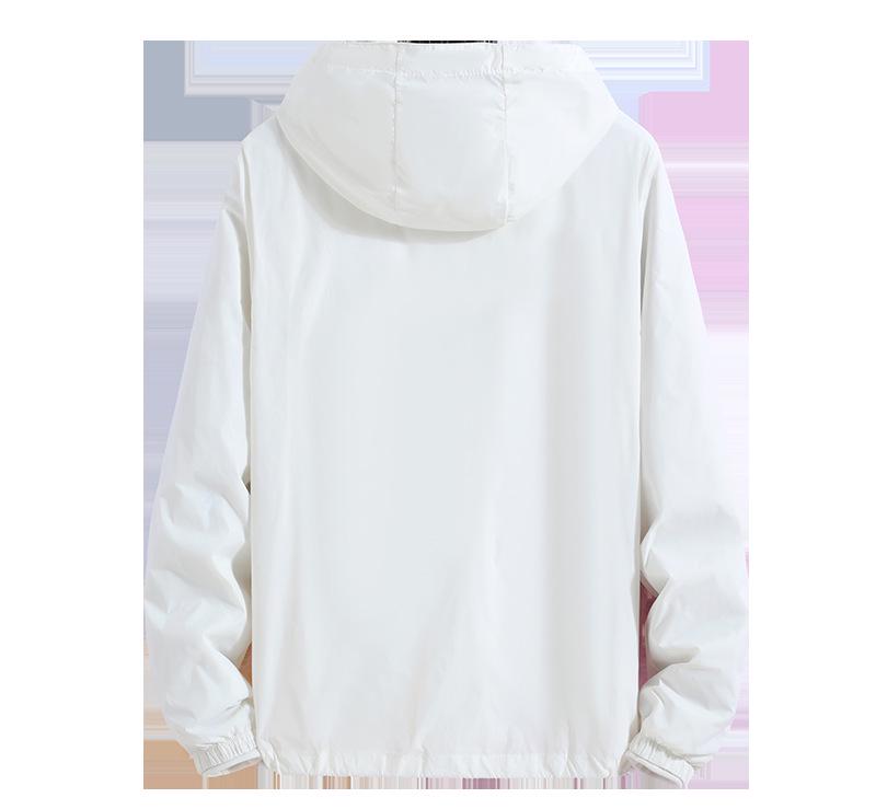 Светоотражающая куртка от солнца на молнии – Мужская одежда для рыбалки на открытом воздухе и с принтом логотипа для пар