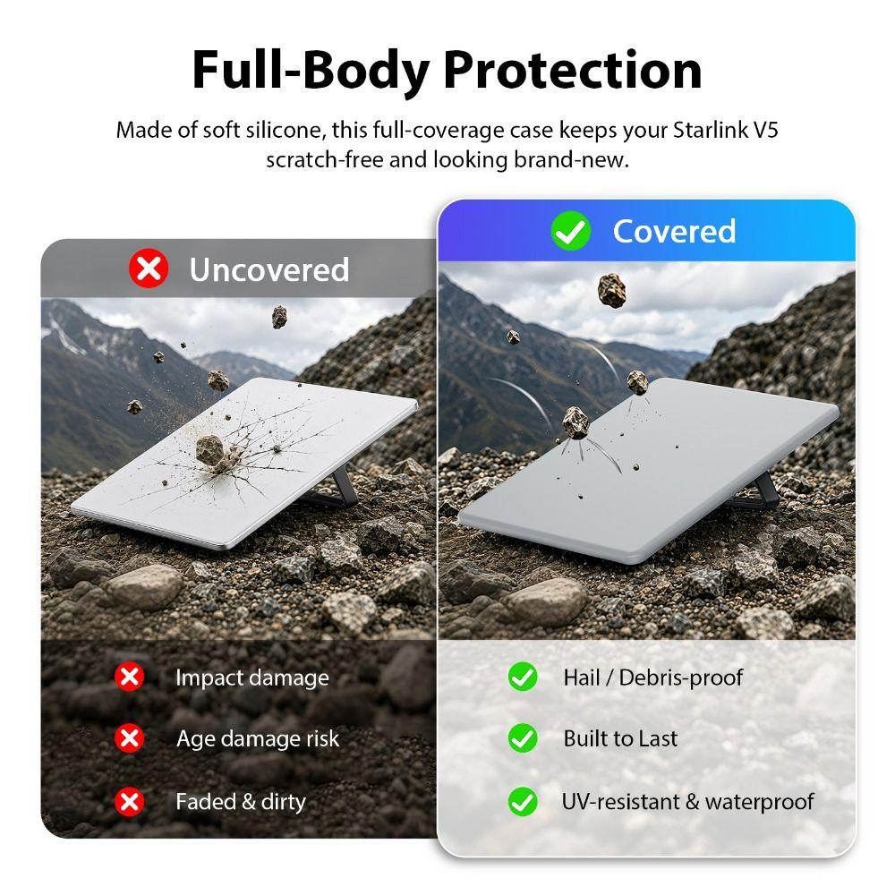 Anti Scratch Protective Case Silicone Protector for Starlink V5 Accessories