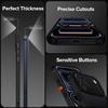 Противоударный чехол с броней военного класса для iPhone 17 Air 16 16e 15 14 13 12 11 Pro Max Plus Гибридная жесткая крышка Матовая силиконовая оболочка