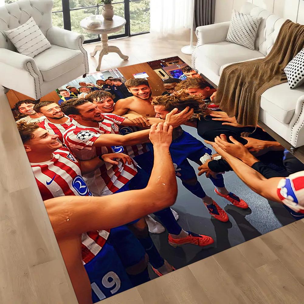 Atletico Madrid Floor Mat Suitable For Foyer Decorate Room Dining Room Hallway Antislip Rug Office Home Decor Gift For Festivals
