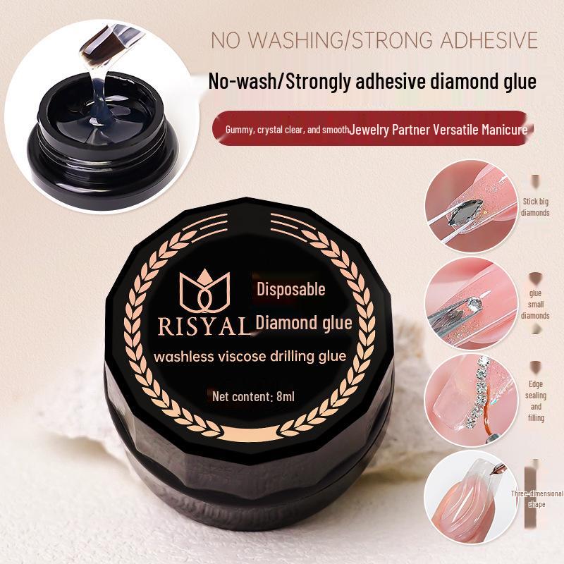 Nail Art Gel: Removable Base, Edge Sealer, Strong Adhesion, Diamond & Blooming Gel, Crystal Plating, Top Coat Polish.