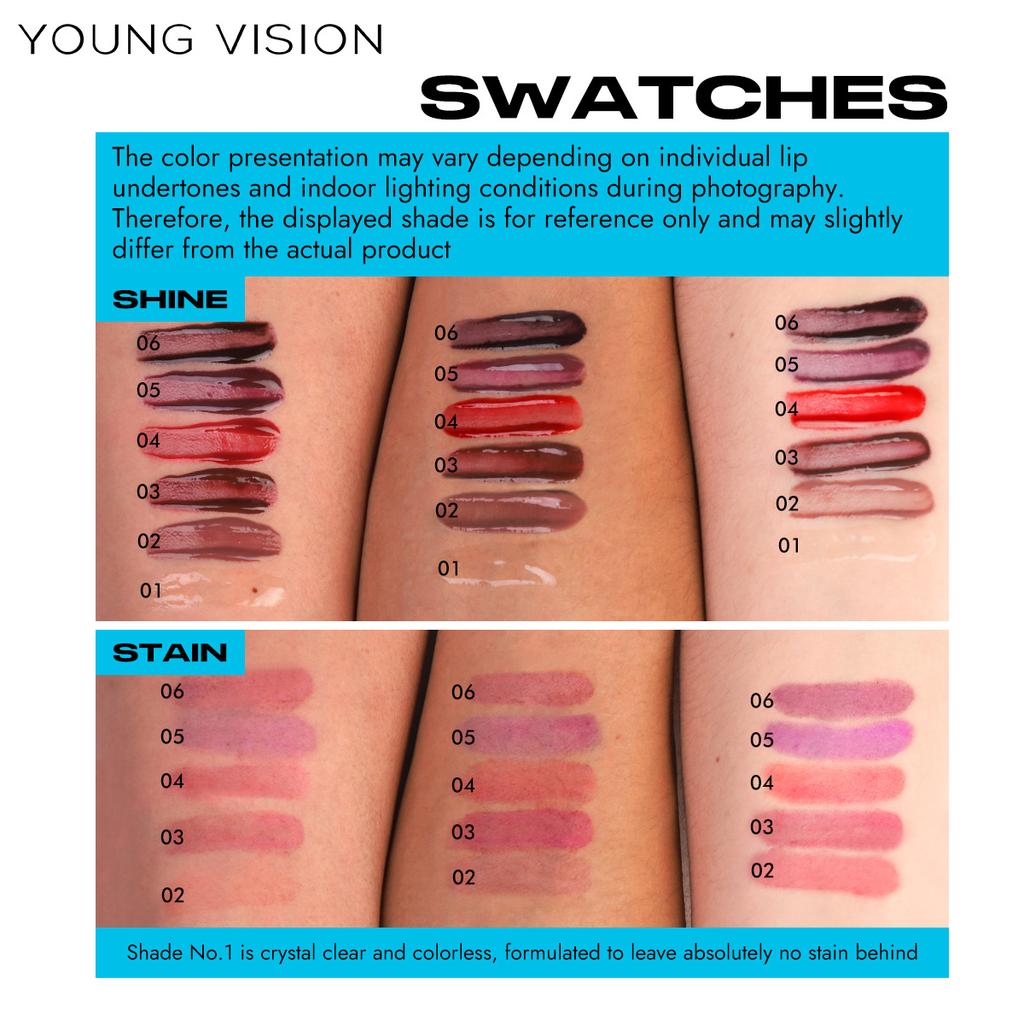 Набор из 3 цветов Авокадо Стойкий увлажняющий тинт для губ Легкий, нелипкий, не отпечатывающийся на кружке тинт для губ