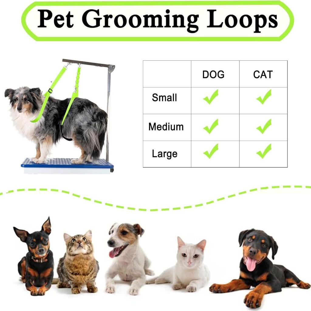 Подвесной ремень для груминга собак для купания и груминг-стола