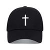 Casual Cross Baseball Cap Spring Duck Tongue Cap Versatile Cross Embroidered Hat  Outdoor