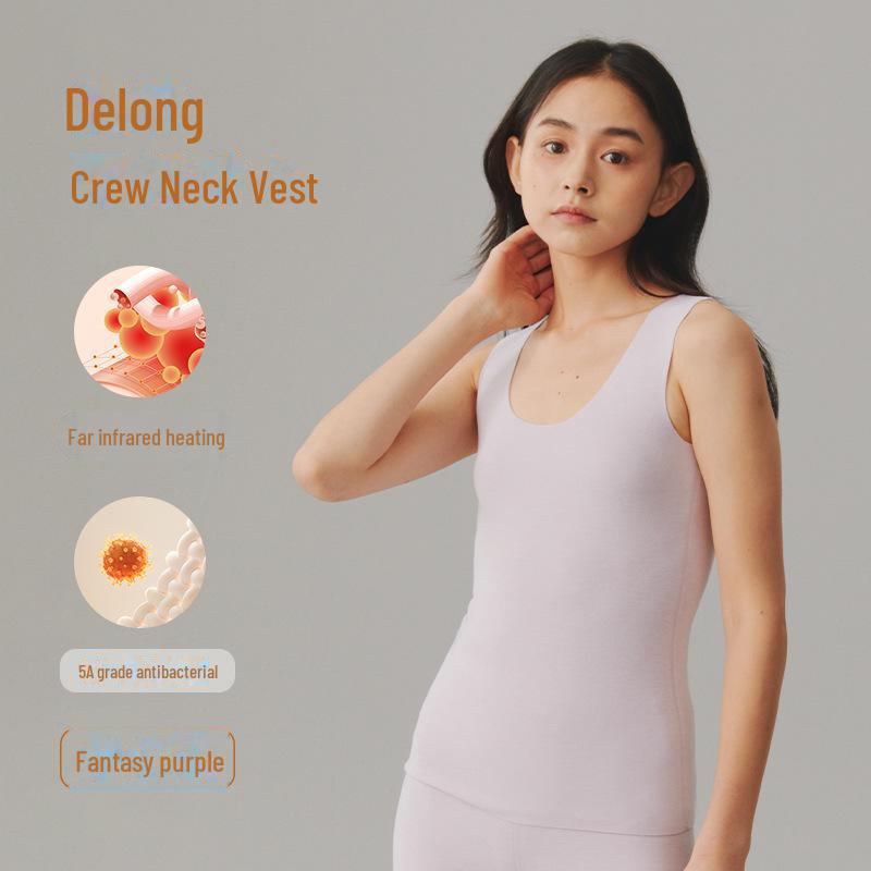 Женский толстый немецкий бархатный утепленный бесшовный зимний жилет