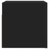 TV Wall Cabinets 2 pcs Black 30.5 x 30 x 30 cm