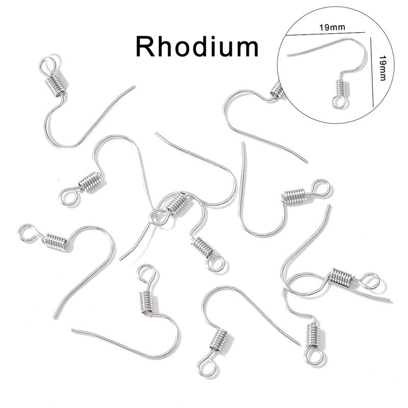 100/200 шт. 19x19 мм ирония, очаровательные фурнитура, серьги, застежки, крючки, фурнитура, аксессуары для самостоятельного изготовления ювелирных изделий