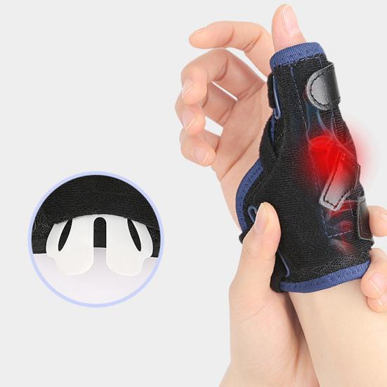 Thumb Support Brace with Fastener Tape Wear Resistant Breathable Pain Relief Compression Joint Thumb Splint Hand Brace