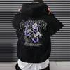 Gothic Printed Sweatshirt Men's Women's Fleece Casual Hooded Pullover Harajuku Hoodies Autumn Winter Loose Oversized Streetwear