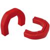 2x Red Front Tow Hooks Covers Automobile Replacement For RAM 1500 2019-2024 Vehicle Spare Parts Easily Install