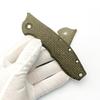 1 Set Custom Micarta Knife Handle Scales for ZT 0562CF Folding Knives DIY Make Grip Patch Accessories Parts Repair