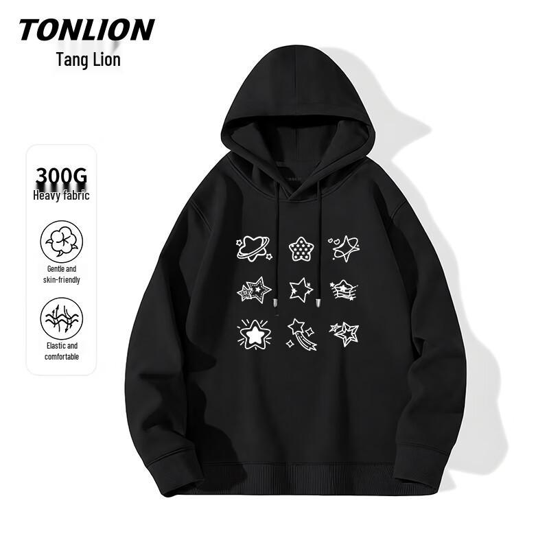 Женская толстовка с капюшоном и геометрическим узором TonLion