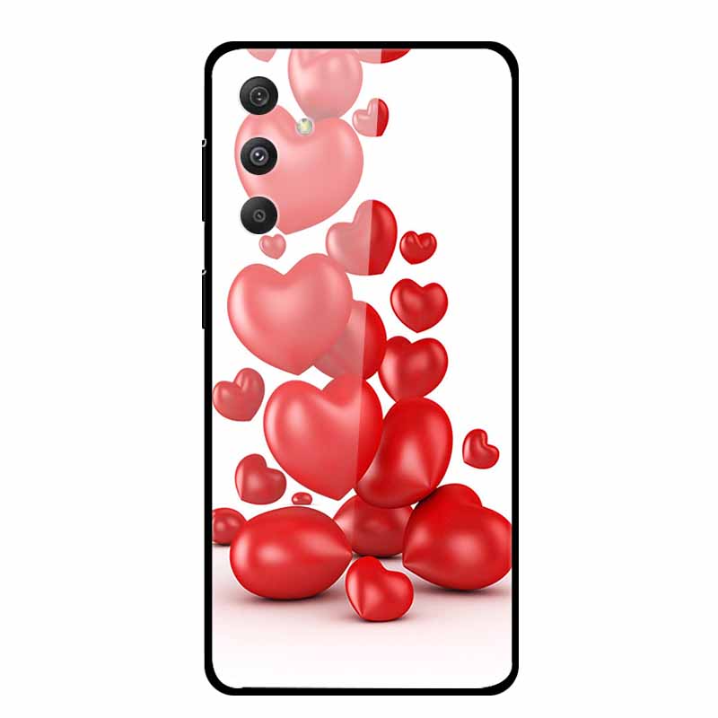 Glass Case For Samsung Galaxy A16 5G Phone Case Soft Bumper Tempered Glass Hard Back Cover For Samsung Galaxy M55 S25 Plus Case