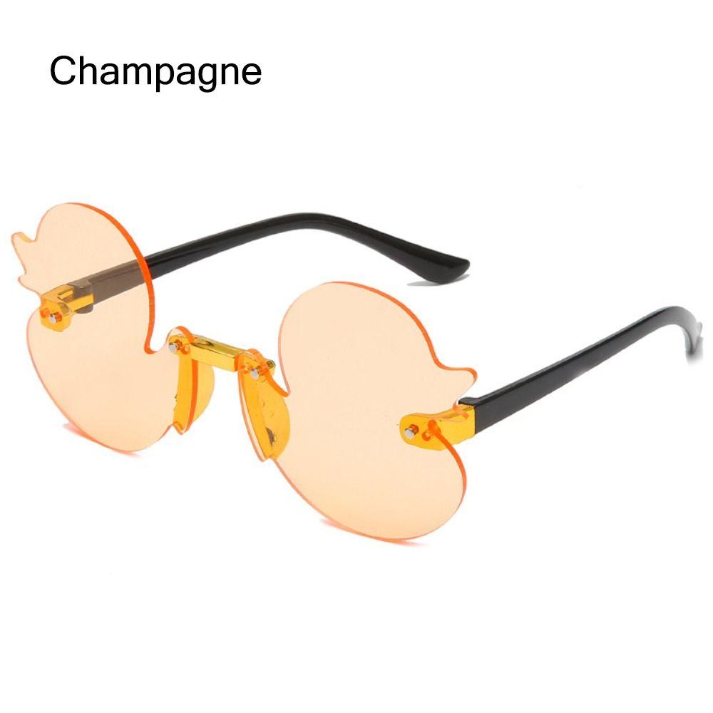 Colorful Children's Sunglasses UV400 Protection Party Decorative Glasses Rimless Shades  for Kids