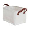 Foldable Storage Basket Dirt-proof Cotton Flax Kids Room Toy Laundry Bag for Bedroom
