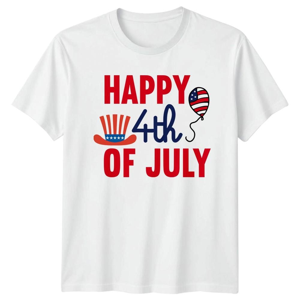 Happy 4th Of July Fourth Of July Holidays Patriotic Graphic Tee Unisex Unisexs