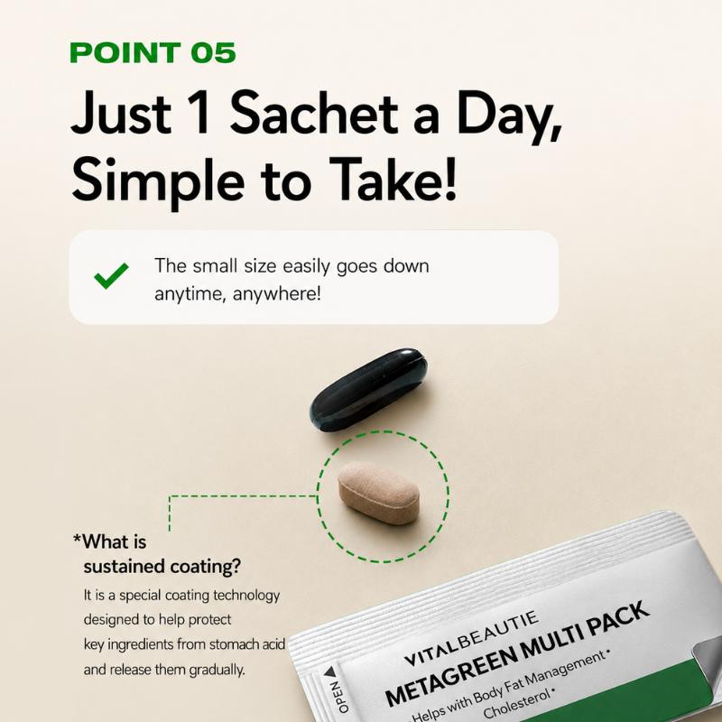 [VITALBEAUTIE] MetaGreen Мультипак 30 пакетиков